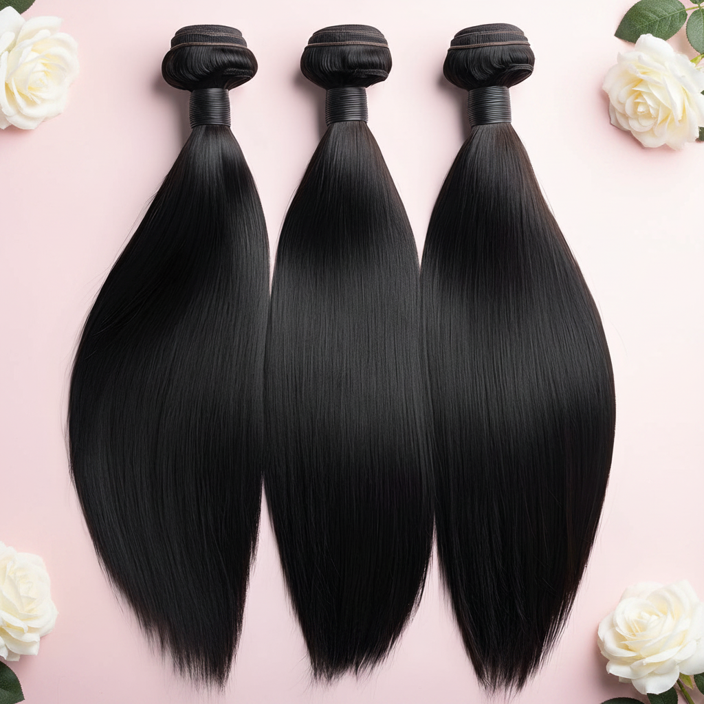 13A Straight Human Hair - 8 Inch